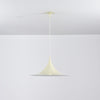 lacquered aluminum arch pendant light
