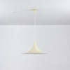 lacquered aluminum arch pendant light