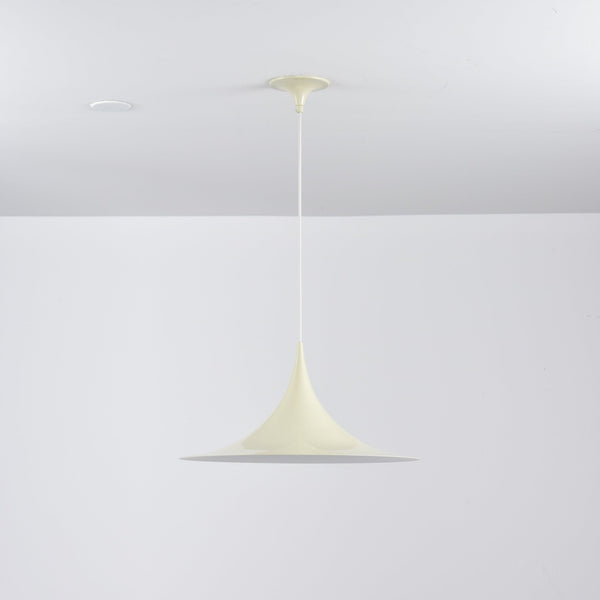 lacquered aluminum arch pendant light