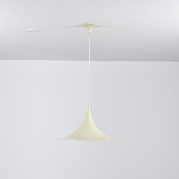 lacquered aluminum arch pendant light