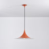 lacquered aluminum arch pendant light