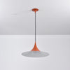 lacquered aluminum arch pendant light