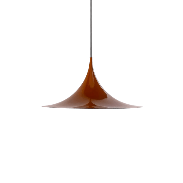 lacquered aluminum arch pendant light