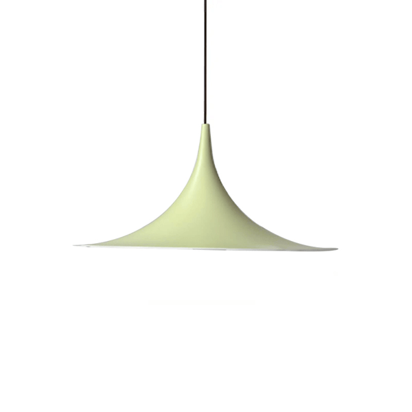lacquered aluminum arch pendant light