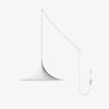 lacquered aluminum arch pendant light