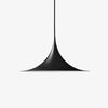lacquered aluminum arch pendant light