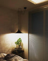 lacquered aluminum arch pendant light