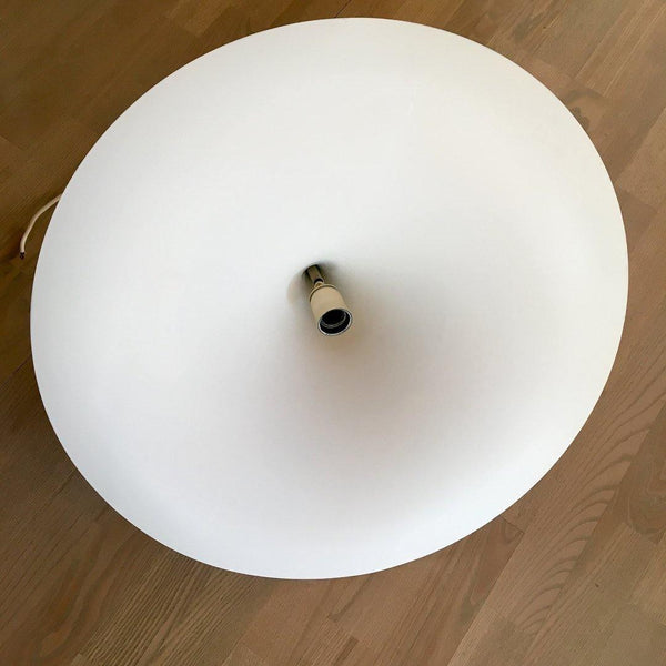 lacquered aluminum arch pendant light