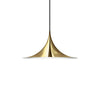 lacquered aluminum arch pendant light