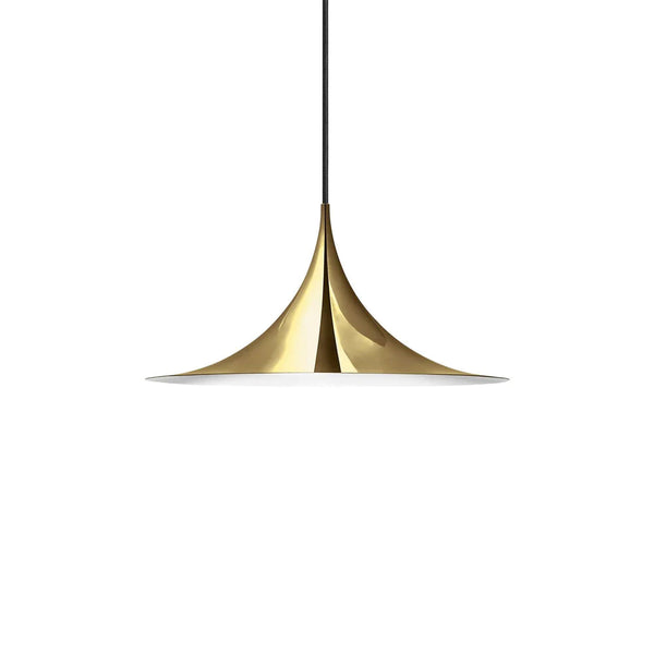 lacquered aluminum arch pendant light