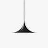lacquered aluminum arch pendant light