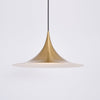 lacquered aluminum arch pendant light