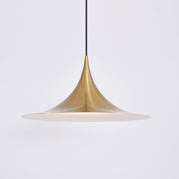 lacquered aluminum arch pendant light