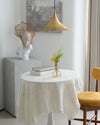 lacquered aluminum arch pendant light