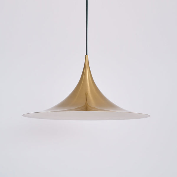 lacquered aluminum arch pendant light