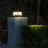 Landscape Silhouette Solar Outdoor Waterproof Led Post Light For Garden Fence