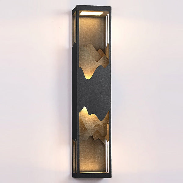 Led Creative Outdoor Solar Waterproof Landscape Atmosphere Lighting Wall Lamp