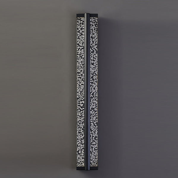 Long Strip Living Room Stairs Outdoor Aisle Stainless Steel Crystal Wall Sconces