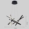 8 Light Modern Led Sputnik Chandelier Stylish Island Lighting For Kitchen Dining Room