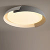 Minimalist Led Stepless Dimming Personality Round Ceiling Light For Bedroom