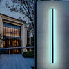 Linear Led Long Outdoor Wall Light Minimalist Exterior Wall Mount Lights Waterproof For Porch