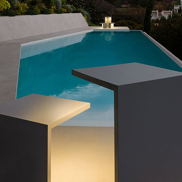 Minimalist Outdoor Landscape Lighting Waterproof Creative Bar Chair Lights