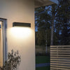 Matte Black Wall Mounted Rectangle Porch Led Lights Outdoor Wall Light