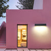 Matte Black Wall Mounted Rectangle Porch Led Lights Outdoor Wall Light