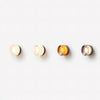 modern amber glass ring led wall sconce
