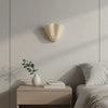 modern amber seashell glass coastal wall light