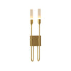 modern antique copper arrow acrylic wall sconce