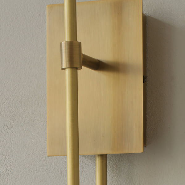 modern antique copper arrow acrylic wall sconce