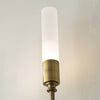 modern antique copper arrow acrylic wall sconce