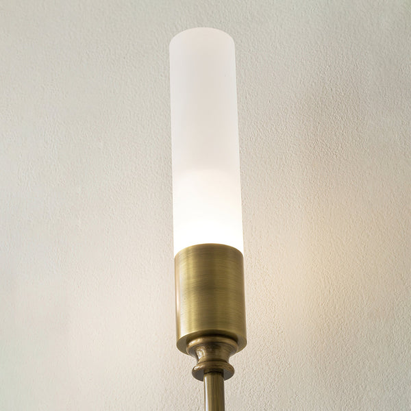 modern antique copper arrow acrylic wall sconce
