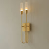 modern antique copper arrow acrylic wall sconce