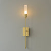modern antique copper arrow acrylic wall sconce