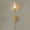 modern antique copper arrow acrylic wall sconce