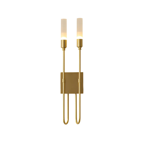 modern antique copper arrow acrylic wall sconce