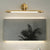 modern antique gold copper led vanity light
