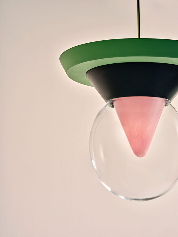 modern art glass pendant lamp