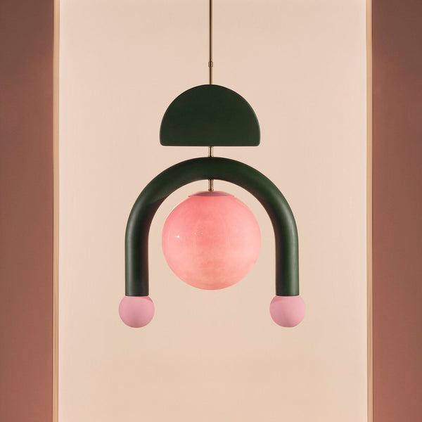 modern art glass pendant lamp