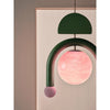 modern art glass pendant lamp