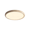 modern beige travertine acrylic flush mount ceiling light