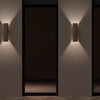 modern beige travertine column wall lamp 2