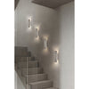 modern beige travertine column wall lamp 2