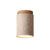 modern beige travertine cylinder ceiling light