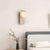 modern beige travertine glass globe wall lamp 5
