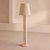 modern beige travertine paper floor lamp
