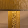 modern beige travertine paper floor lamp