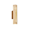 modern beige travertine wood cylinder wall lamp 3